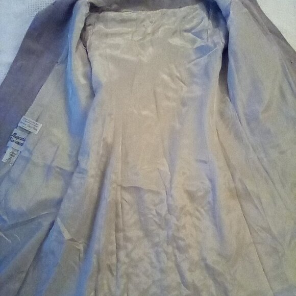 VTG Ultra Suede Majestic Garment Belted Trench Coat Size S - Picture 8 of 16